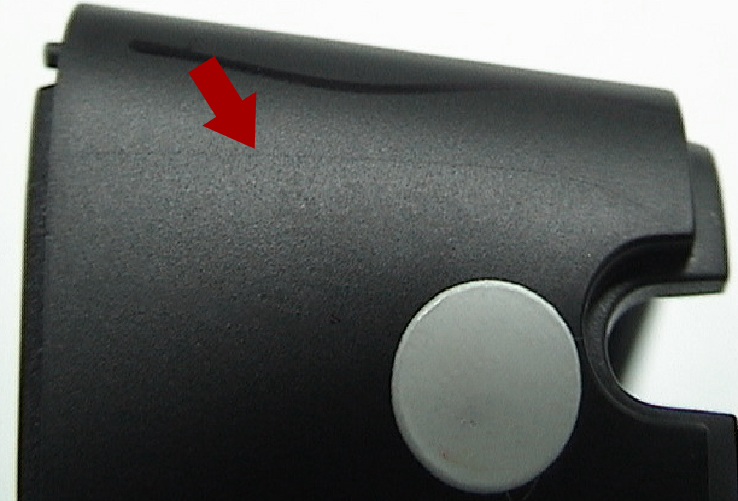 塑膠件夾線示意圖